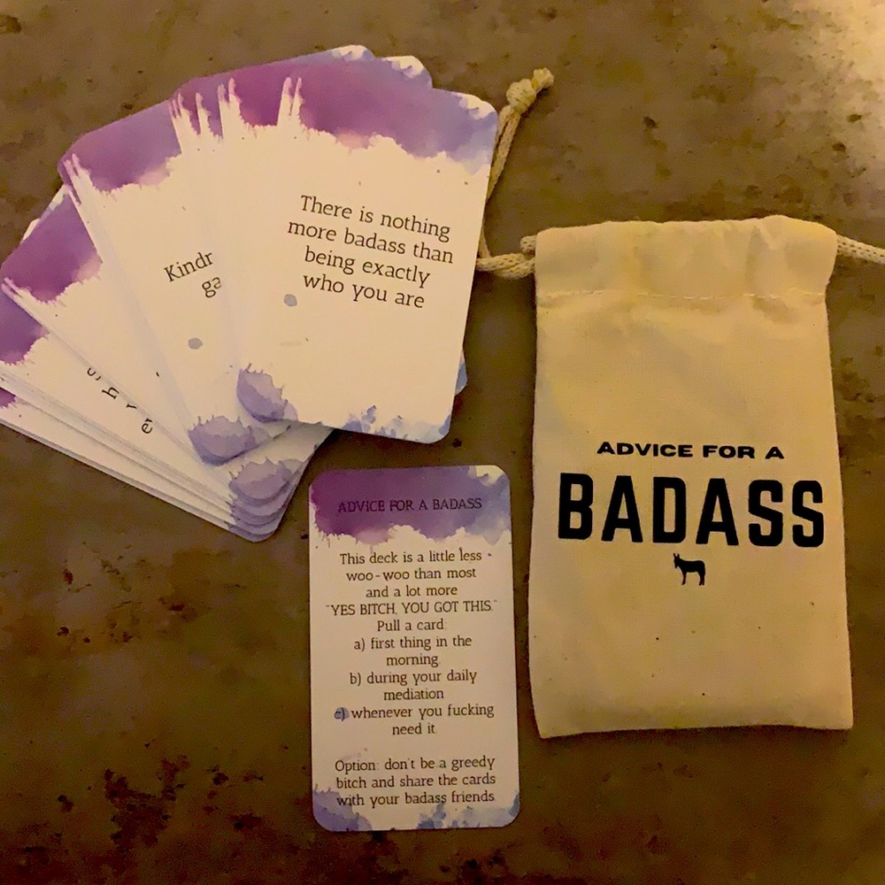 Badass affirmation cards